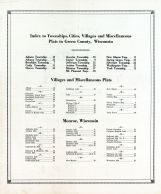 Index, Green County 1931